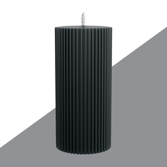 Декоративная свеча 7х15см SCANDYLAB Empire Black SL-EM04