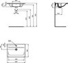 Ideal Standard Connect Air E0289V3 Раковина подвесная, 64х46