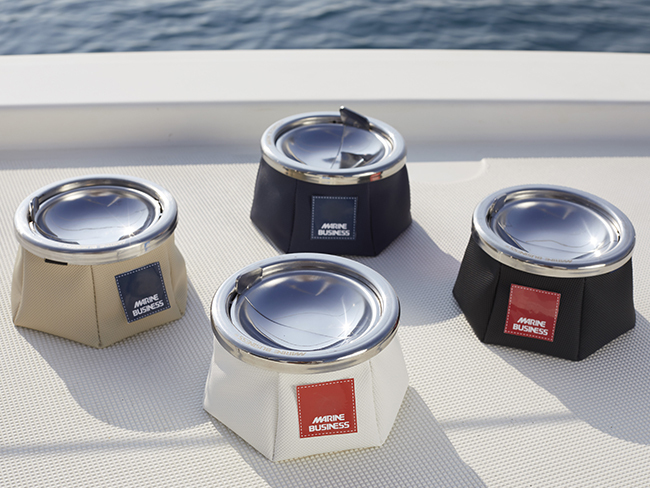 Sail ashtray, black Marine Business