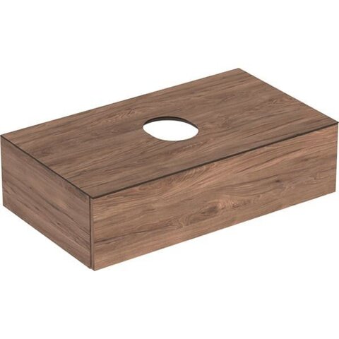Geberit VariForm 501.168.00.1 Тумба под раковину, 90x23.5x51см, Пекан / Меламин, древесная структура