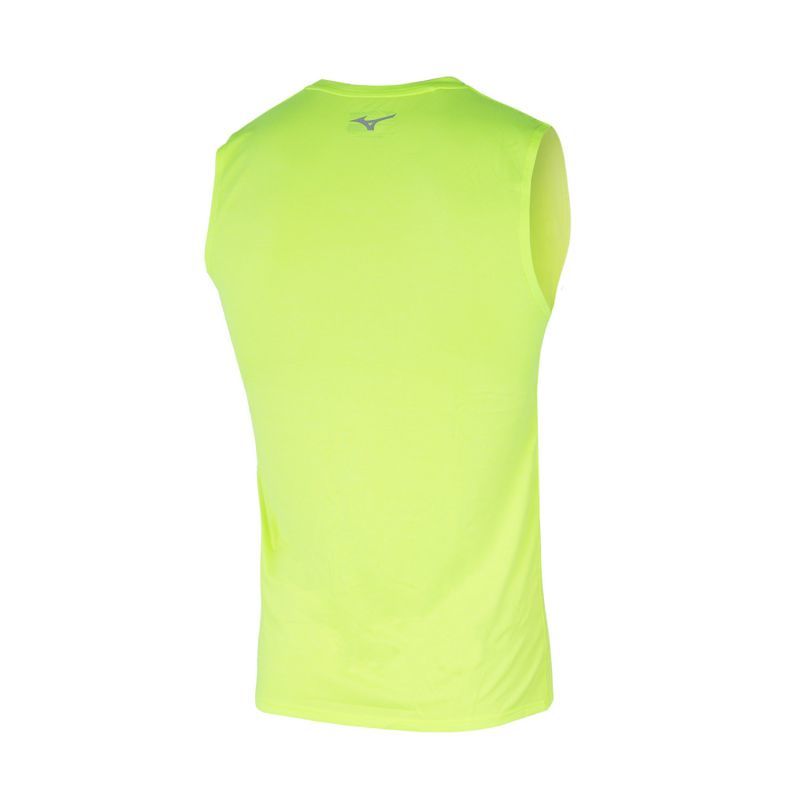 Майка для бега мужская Mizuno Impulse Core Sleeveless желтая - 2