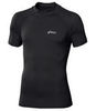 Футболка для бега Asics SS 1/2 ZIP TOP мужская черная - 2