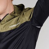 Беговой ветро- и влагозащитный костюм Nordski Rain Run Olive/Black мужской