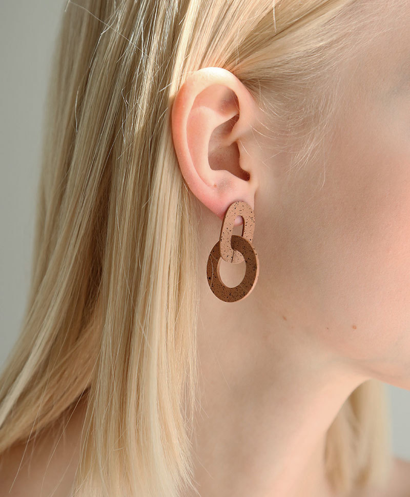 Серьги Orla I Earrings in Terracotta