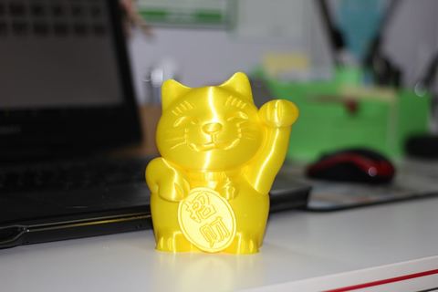 Катушка eSilk PLA-пластика ESUN 1.75 мм 1кг., желтая