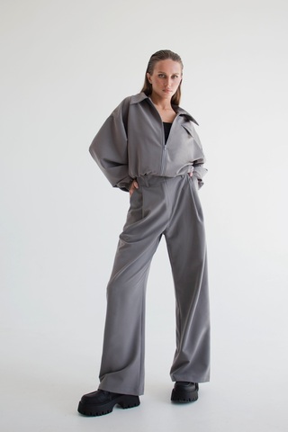 Толстовка из костюмной ткани GREY
