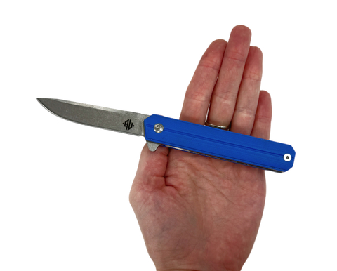 Складной нож TuoTown XJ-BL blue, сталь D2, рукоять G-10