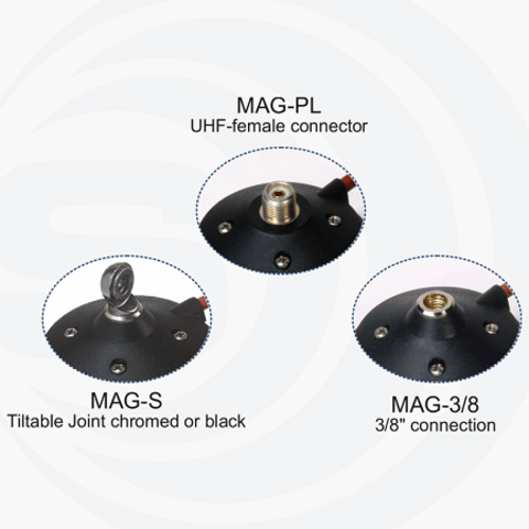 Магнитное основание PL типа SIRIO PM-125 PL POWER MAG диаметр 127 мм