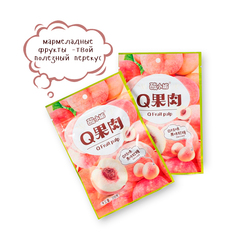 СТОП-ЦЕНА Мармелад Q Fruit Pulp Peach flavor с соком персика 28 г