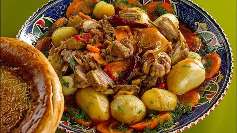 Думляма с говядиной и овощами
