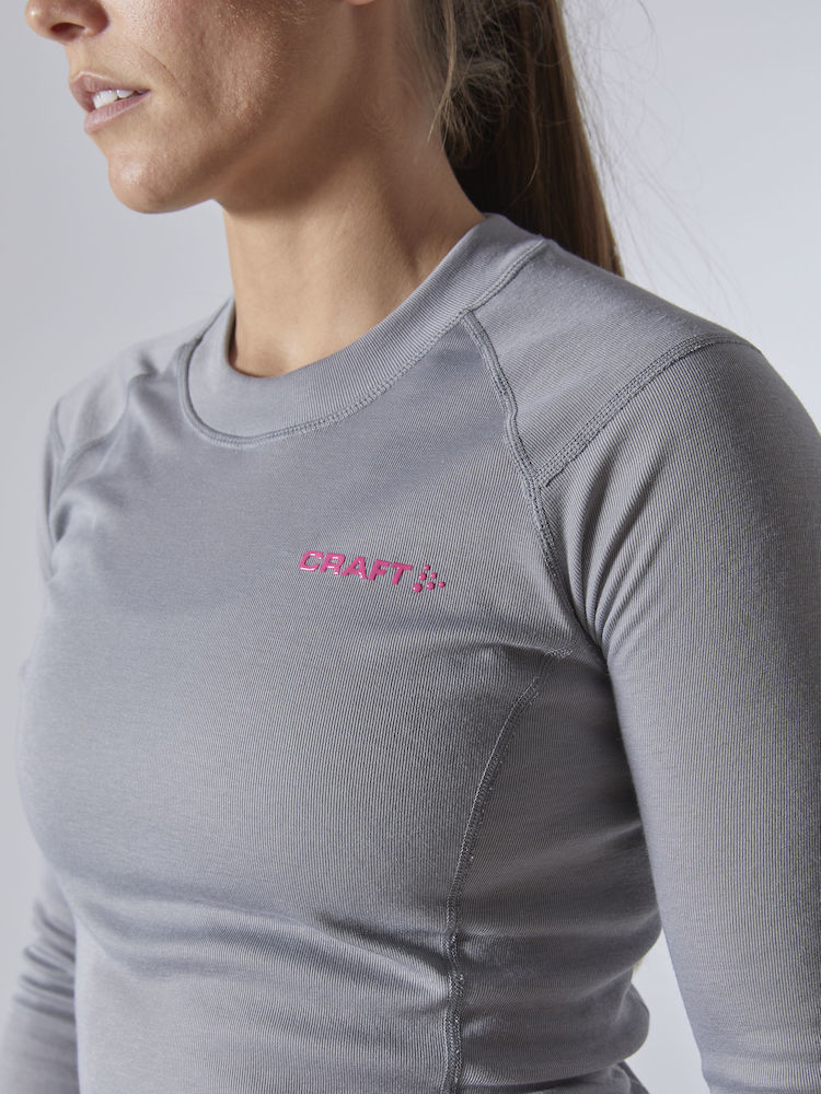 Craft Core Warm Baselayer комплект термобелья женский grey - 5