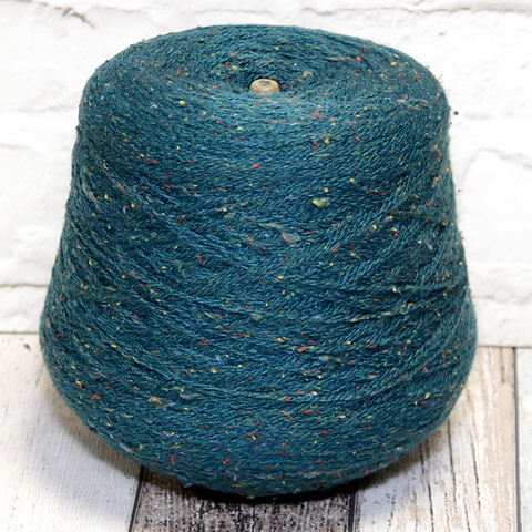 Твид с шелком SILK TWEED 350 сине-зеленый