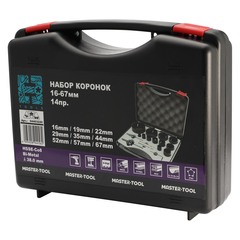Набор коронок Bi-metall 16-67мм HSSE-Co8 14пр H-Tools 04403220
