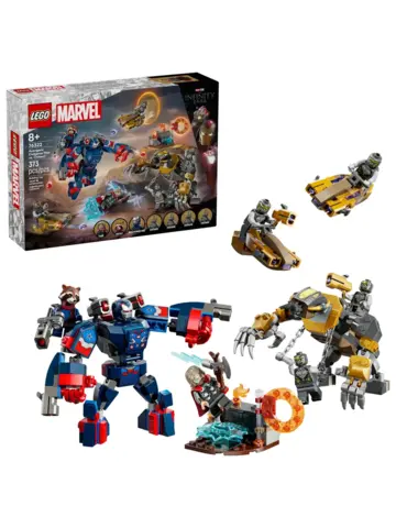 Конструктор Marvel 76322 Мстители: Финал. Тор против Читаури