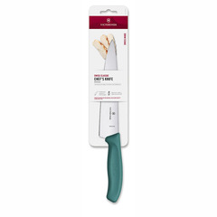 Фото Нож разделочный Victorinox Swiss Classic 19 см, нержавеющая сталь, рукоять пластик, зеленый