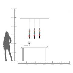 Светильник подвесной Candy Bar Colore 70 см