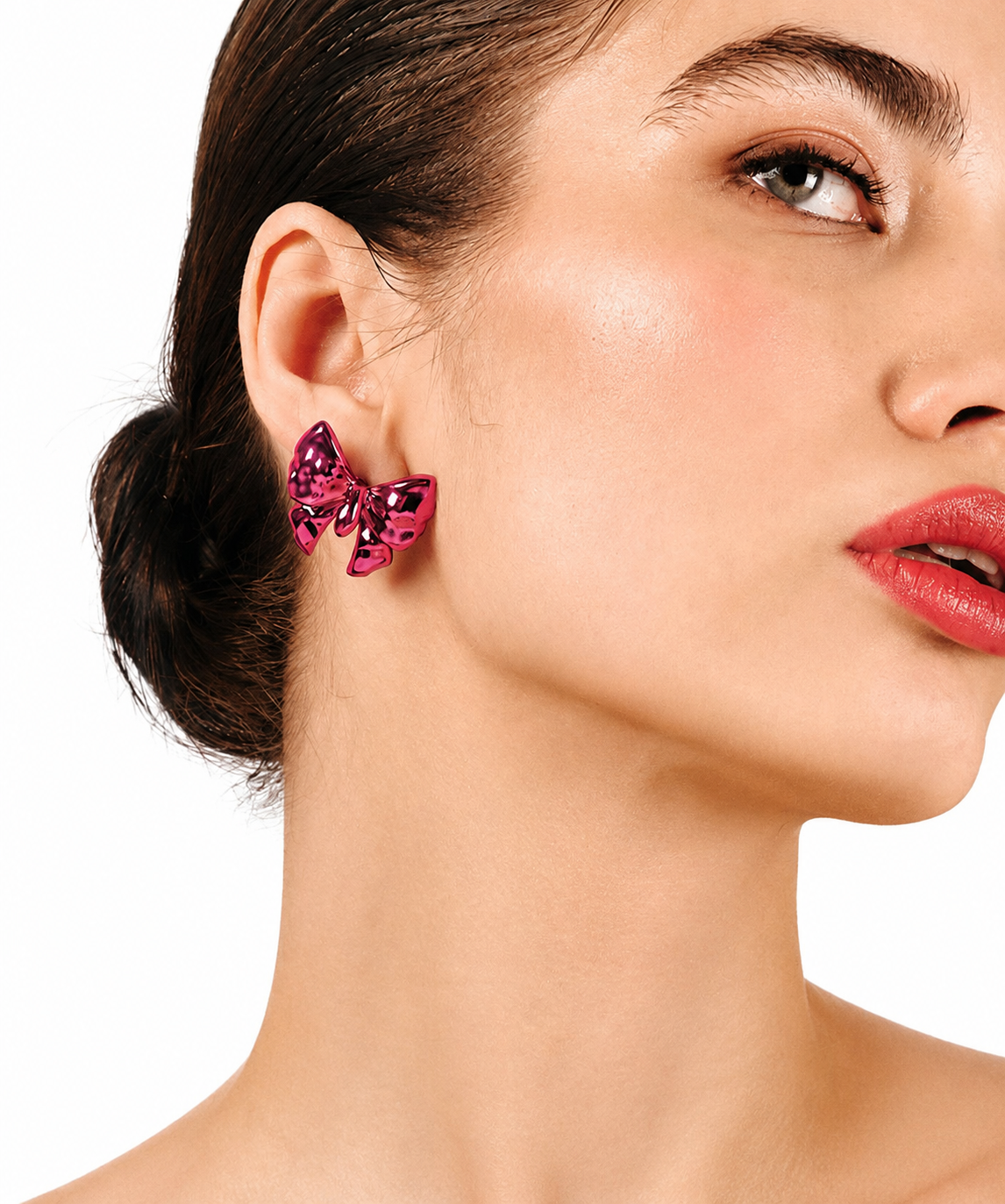 Серьги BOW BARBIE PINK