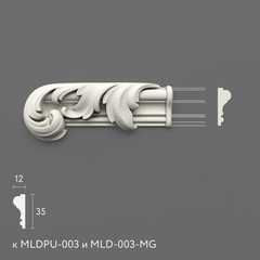 Вставка к молдингу NPU-435.1L