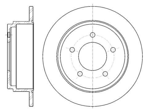 Диск тормозной G-brake GR-01819