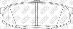 Колодки NiBK PN1542S