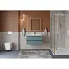 BelBagno KRAFT-800-2C-SO-AO База под раковину подвесная с фрезерованными ручками по всей длине фасада с двумя выкатн. ящ., Голубой Мат., 800x455x500