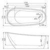 BelBagno BB15 Отдельностоящая акриловая ванна, 173x78, цвет: белый