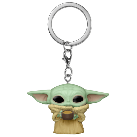 Брелок Funko Pocket POP! Star Wars Mandalorian The Child w/ Cup