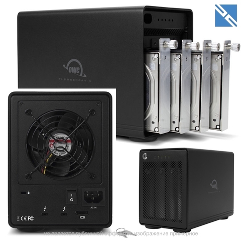 Корпус для дисков OWC ThunderBay 4 4x отсека Thunderbolt 3 RAID 5 SoftRAID