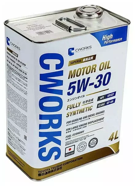 Масло моторное CWORKS SUPERIA 5W-30 синтетическое 4 л