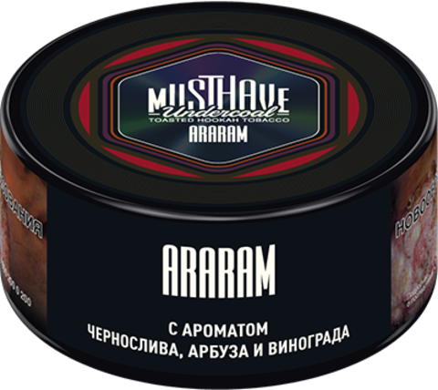М. Табак для кальяна Must have Чернослив, арбуз, виноград 25гр
