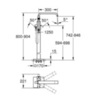 GROHE Allure 32754002 Смеситель для ванны напольный