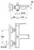 BelBagno Arlie ARL-VASM-CRM Смеситель для ванны и душа, цвет: хром