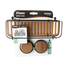 Fixsen Magic Wood FX-950B-1 Полка душевая, цвет: чёрный, коричневый