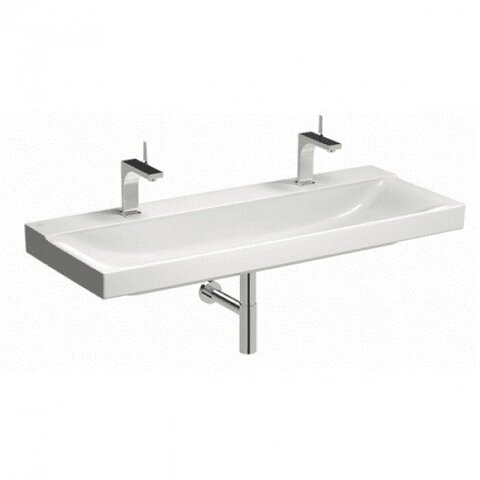 Geberit Xeno2 500.550.01.1 Раковина, 120x48см, белый / Специальное керамическое покрытие KeraTect