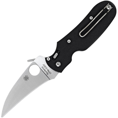 Фото Нож складной P'Kal™ Spyderco 103GP, сталь Crucible CPM® S30V™ Satin P’Kal’s PlainEdge™, рукоять стеклотекстолит G-10, чёрный
