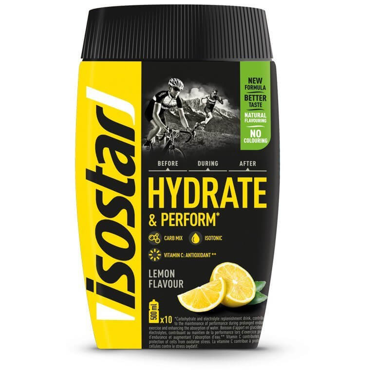 Isostar Hydrate & Perform изотонический напиток lemon 400 г