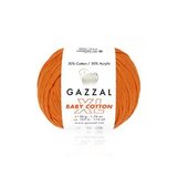 Пряжа Gazzal Baby Cotton XL 3419 оранжевый