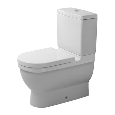 Duravit Starck 3 128090000 Унитаз моноблок приставной 655х360 мм в комплекте с креплением, универсальный выпуск, цвет: белый