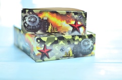 Коробки для подарка, мыла Военная 10шт