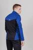 Мужская утепленная разминочная куртка Nordski Base true blue-lime - 3