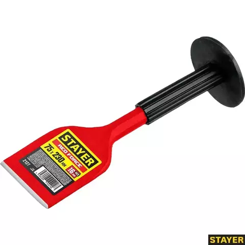 STAYER Red Force, 75 х 230 мм, зубило-конопатка с протектором (2127)