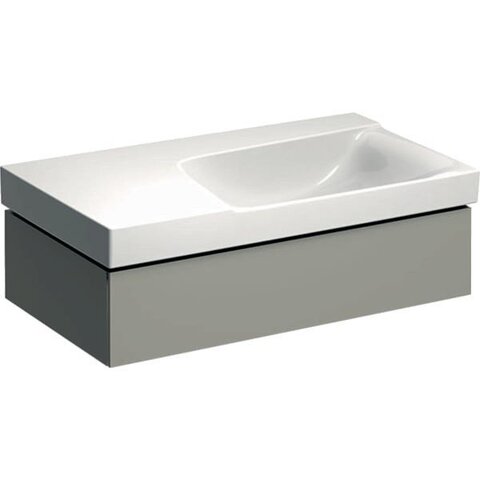 Geberit Xeno2 500.514.00.1 Тумба под раковину, 88x22x46.2см, Серый / Матовое покрытие