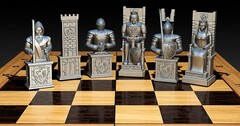 Силиконовый молд Шахматная фигура № 2 Конь ( Серия Шахматы Рыцари)
