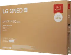 Телевизор LED LG 50" 50QNED82A6B.ARUG черный титан 4K Ultra HD 60Hz DVB-T DVB-T2 DVB-C DVB-S DVB-S2 USB WiFi Smart TV