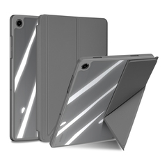 Чехол книжка серого цвета для планшета Samsung Galaxy Tab A9 Plus и Tab 11 Plus, серия Magi Series от Dux Ducis