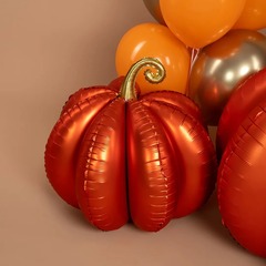 Шар К Фигура 3D, Тыква, Сатин, 32''/81 см, 1 шт.