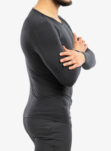 Термобелье мужское Brubeck Comfort Wool рубашка графит