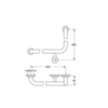 GROHE Essentials 40797001 Поручень для ванны