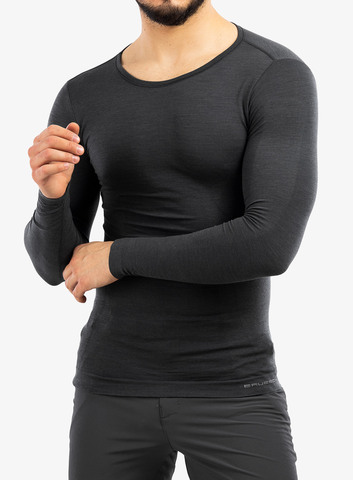 Термобелье мужское Brubeck Comfort Wool рубашка графит