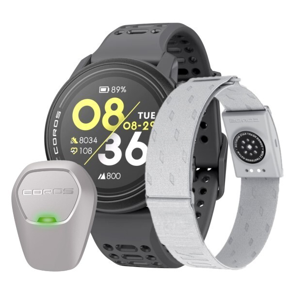 Coros Pace 3 Black Silicone HR | POD2
